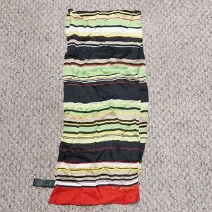 Harve Benard Multicolor Striped Silk Scarf
